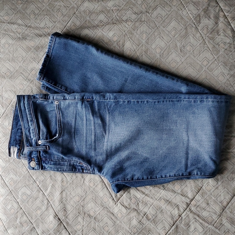 Madewell Jeans The Slim Boyjean Blue Denim - Picture 2 of 8
